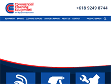 Tablet Screenshot of ccequipment.com.au